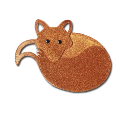 Glitter Fox Makeup Bag
