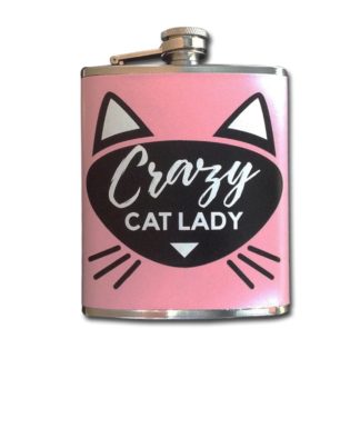 Ladies Pink Hip Flask | Crazy Lady by WINK