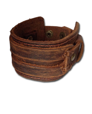Rawhide Leather Cuff Bracelet