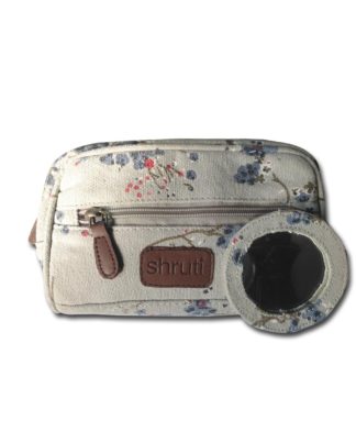 Shruti Canvas Makeup Bag