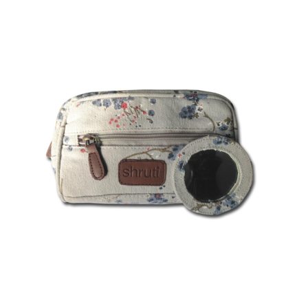 Shruti Canvas Makeup Bag