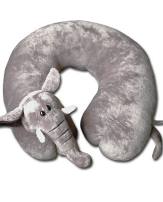 Childs Elephant Pillow Support | Novelty Travel cushion