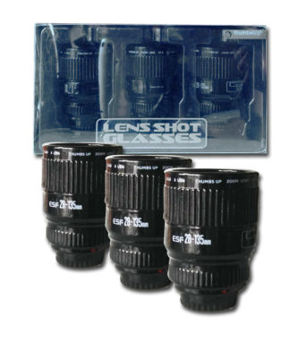 Camera Lens Shot Glasses