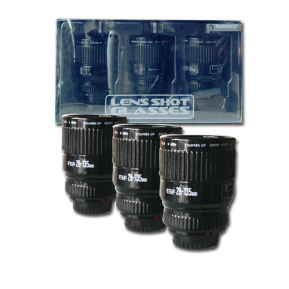 Camera Lens Shot Glasses
