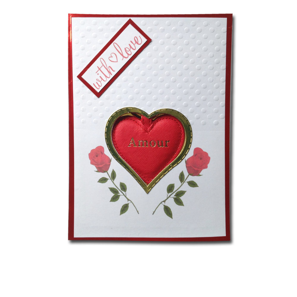 Love Heart Key-ring Card | Handcrafted Gift Card